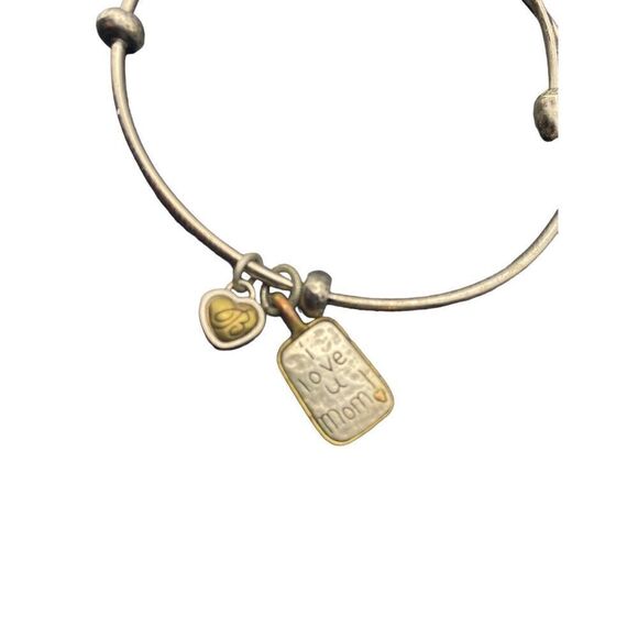 Brighton set of three 3 silver plated bracelets moms mothers family - Picture 4 of 9